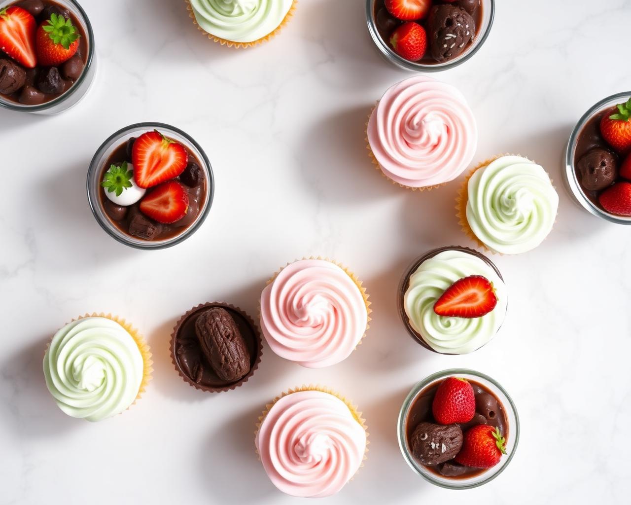 Seleção de doces da Cakes Maná